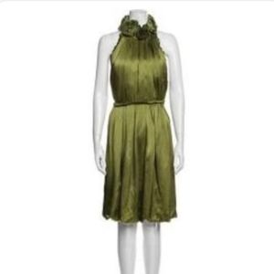 Lela Rose halter cocktail dress